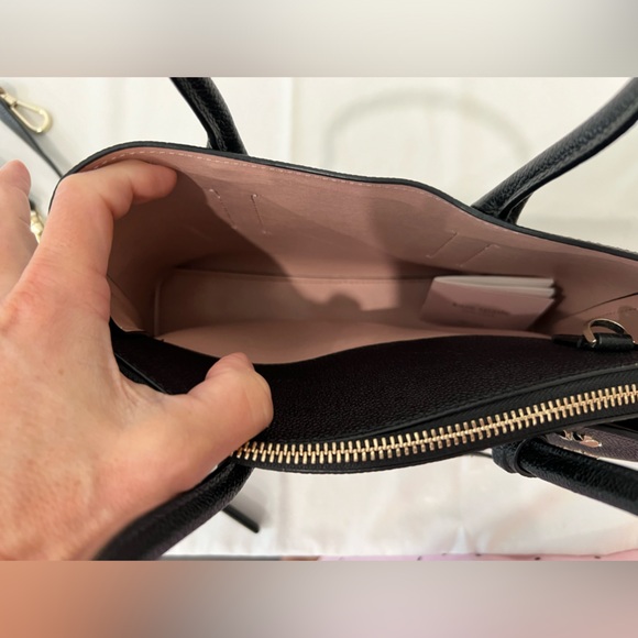 NWT Kate Spade New York “Margaux Spade Stud Medium Satchel” +dust/storage bag - Picture 10 of 16